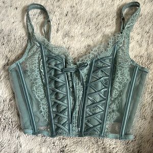 Victoria secret lace cottagecore corset